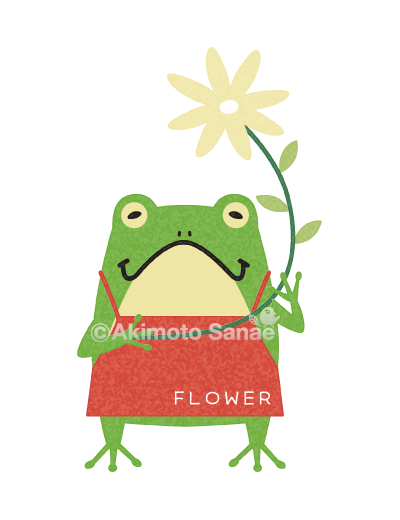 花屋さんキャラクター Akimoto Sanae